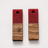 Resin & Walnut Wood Pendants RESI-S358-B-79-3