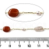 Handmade Natural Rutilated Quartz Nuggest Beaded Chains CHC-F020-04G-07-2