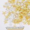 Olycraft 180 Pcs 3D Textured Brass Cabochons MRMJ-OC0001-59-4