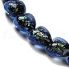 Handmade Dichroic Foil Glass Beads Strands DICH-U001-03I-3