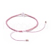 Nylon Thread Braided Beads Bracelets BJEW-JB04346-03-3