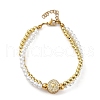 Brass Multi-strand Bracelets BJEW-M056-02G-3