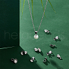 Unicraftale 40Pcs 5 Style 304 Stainless Steel Cup Pearl Peg Bails Pin Pendants STAS-UN0055-01-2