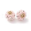 Handmade Resin Indonesia Round Beads IPDL-P005-24AS-01-2