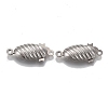 Tarnish Resistant 304 Stainless Steel Box Clasps STAS-P249-04P-2