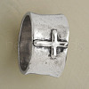 Cross Pattern Alloy Finger Rings FS-WG6D053-01-2