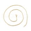 Brass Singapore Chains Necklace for Women X-NJEW-P265-27G-3