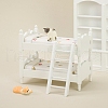 Wood Children Double-Layer Bunk Bed Miniature Ornaments PW-WG88645-01-4