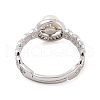 Mother's Day Jewellery Round Natural Pearl & Cubic Zirconia Finger Rings STER-Z009-09P-3