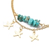 304 Stainless Steel Charm Anklets AJEW-AN00510-4