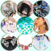 Olycraft 690Pcs 6 Style Iridescent PVC Paillette/Sequins Pendants KY-OC0001-31B-6