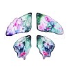 Transparent Epoxy Resin Pendants RESI-T057-32A-1