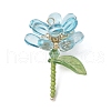 Transparent Glass Pendants PALLOY-MZ00732-03-1