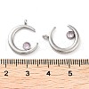 304 Stainless Steel Pendants STAS-L022-380G-02-3