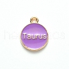 Alloy Enamel Pendants X-ENAM-S124-01A-01C-3