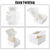 Square Kraft Paper Storage Gift Boxes CON-WH0095-81A-02-6