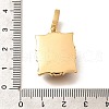 Brass Micro Pave Cubic Zirconia Pendents KK-R212-03G-05-3