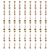 Tibetan Style Alloy & Cowrie Shell Braiding Hair Pendants Decoration OHAR-AB00016-1