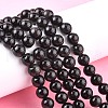 Natural Obsidian Bead Strands X-G-R173-8mm-02-6