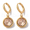PVD Vacuum Plating 304 Stainless Steel Hoop Earrings EJEW-C106-02G-07-1