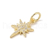 925 Sterling Silver Pave Clear Cubic Zirconia Star Charms STER-K181-01D-G-2