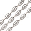 304 Stainless Steel Oval Link Chains CHS-S012-25P-1