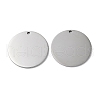 Non-Tarnish 304 Stainless Steel Pendants STAS-Q308-09U-P-1