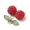Handmade Polymer Clay Rhinestone Beads Pendants PALLOY-TA00237-5