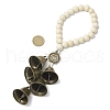 Natural Wood Beads Door Hanging HJEW-JM03358-02-3