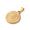 201 Stainless Steel Pendants STAS-C130-04B-G-2