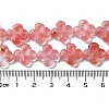 Cherry Quartz Glass Beads Strands G-M418-D05-01-5