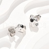 304 Stainless Steel Stud Earrings EJEW-F361-08P-5