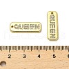 Brass Micro Pave Cubic Zirconia Pendants KK-K355-51G-3