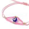 Adjustable Nylon Cord Braided Beads Bracelets BJEW-MZ00161-05-3