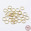 925 Sterling Silver Open Jump Rings STER-F036-02G-1x6mm-3