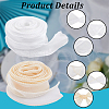 CRASPIRE 2 Rolls 2 Colors Polyester Chiffon Ribbon DIY-CP0010-72-5