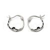 S925 Sterling Silver Hoop Earrings for Women EJEW-K307-01P-4