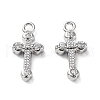 Rack Plating Brass Micro Pave Cubic Zirconia Pendants KK-K333-79P-1