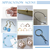   750Pcs 5 Colors Iron Triangle Rings IFIN-PH0002-21-6
