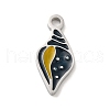 304 Stainless Steel Enamel Pendants STAS-Q301-05P-1