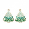 Alloy Enamel Pendants ENAM-E569-08-2