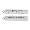Non-Tarnish 304 Stainless Steel Pendants STAS-N095-090-1