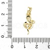 Brass Micro Pave Cubic Zirconia Pendants ZIRC-I356-43G-3