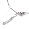 304 Stainless Steel Satellite Chain Bracelets for Men Women STAS-B039-12P-3