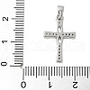 Brass Micro Pave Cubic Zirconia Pendants KK-U056-51P-3