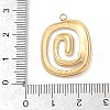 304 Stainless Steel Pendants STAS-C121-45F-G-3