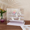 Transparent Plastic Minifigures Display Case ODIS-WH0025-142C-4