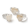 Adjustable Natural Shell Finger Rings RJEW-H540-A-2
