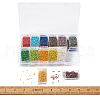 Silver Lined Glass Bugle Beads SEED-TA0001-02-9