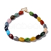 Colorful Resin Nuggets Beaded Necklaces for Women NJEW-U013-07G-2